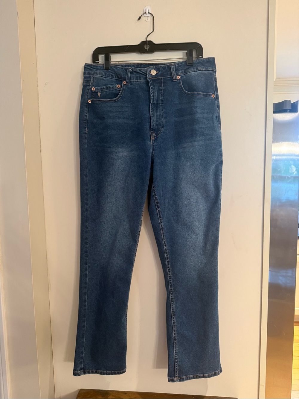Frye Dark Blue Denim Jeans in excellent condition.